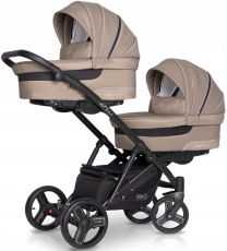 Дитяча коляска для двійні EasyGo 2 of Us 9023-EG2U-22, safari
