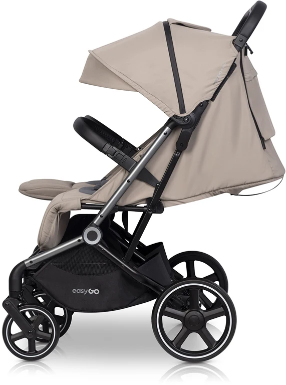 Коляска для двійні EasyGo Echo 2024 EGECB24-02, Savana Beige