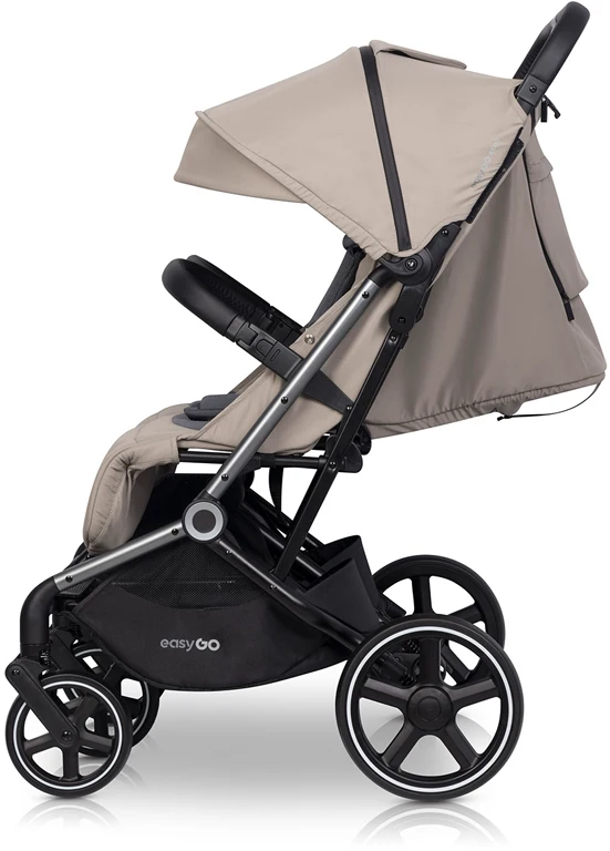 Коляска для двійні EasyGo Echo 2024 EGECB24-02, Savana Beige