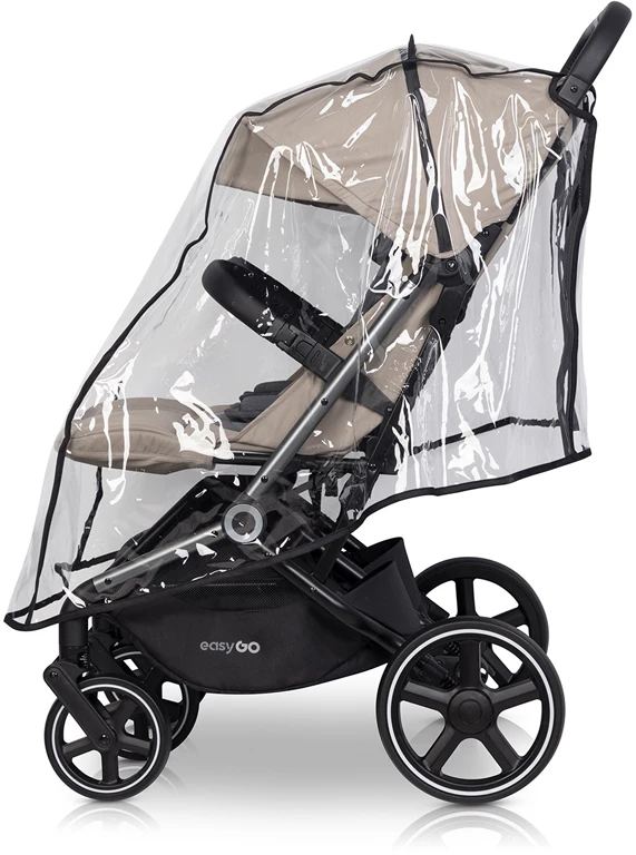 Коляска для двійні EasyGo Echo 2024 EGECB24-02, Savana Beige