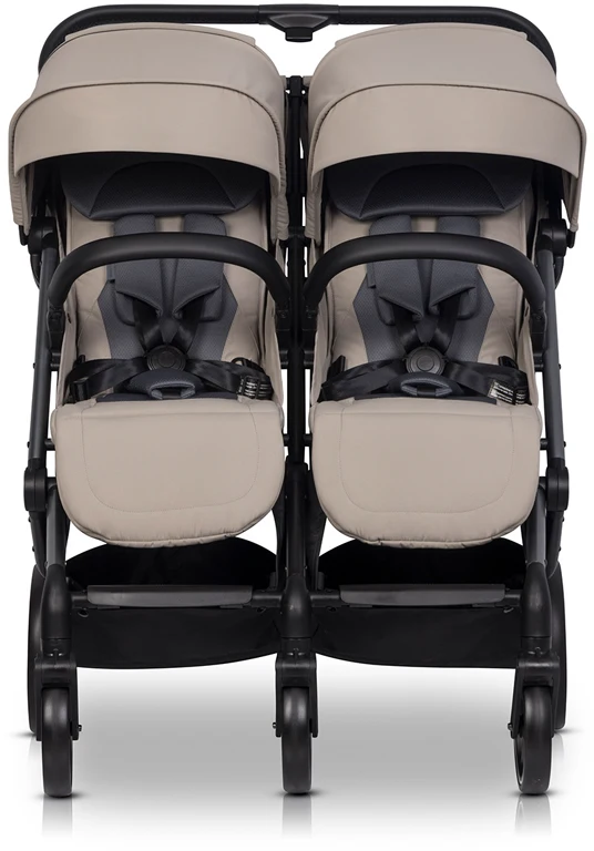 Коляска для двійні EasyGo Echo 2024 EGECB24-02, Savana Beige