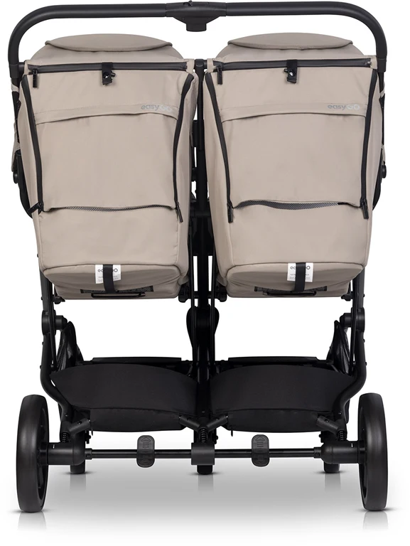 Коляска для двійні EasyGo Echo 2024 EGECB24-02, Savana Beige