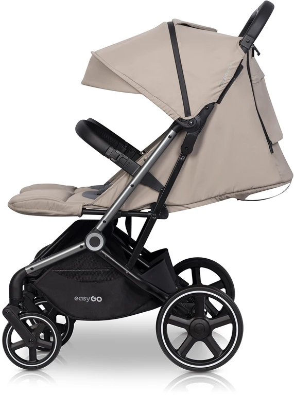 Коляска для двійні EasyGo Echo 2024 EGECB24-02, Savana Beige