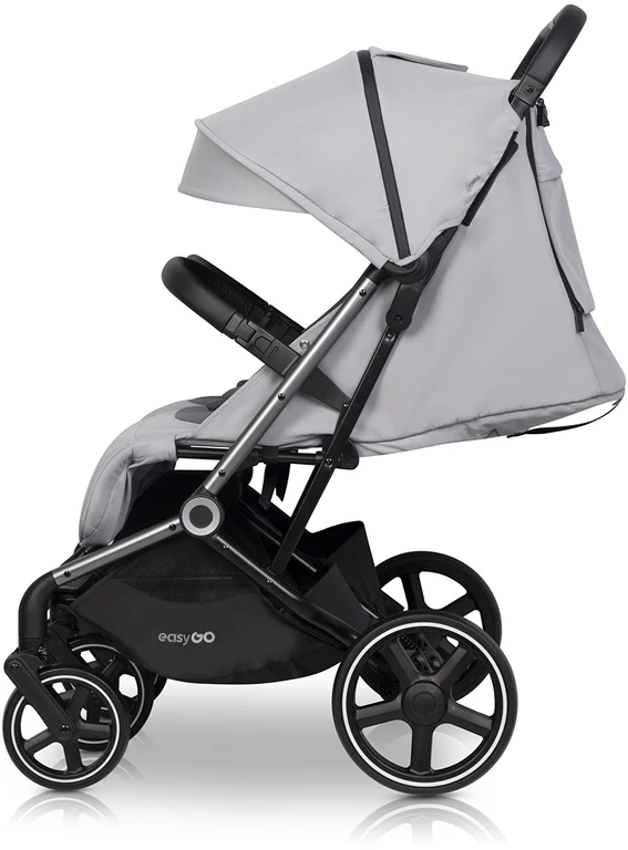 Коляска для двійні EasyGo Echo 2024 EGECB24-10, Cloud Gray
