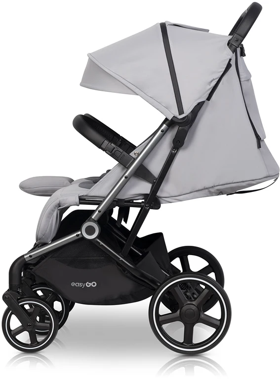 Коляска для двійні EasyGo Echo 2024 EGECB24-10, Cloud Gray