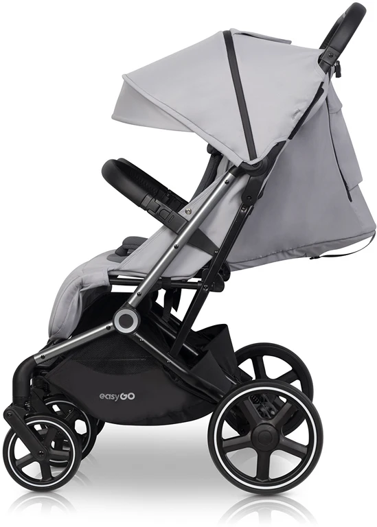 Коляска для двійні EasyGo Echo 2024 EGECB24-10, Cloud Gray