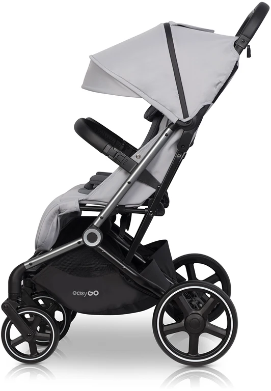 Коляска для двійні EasyGo Echo 2024 EGECB24-10, Cloud Gray