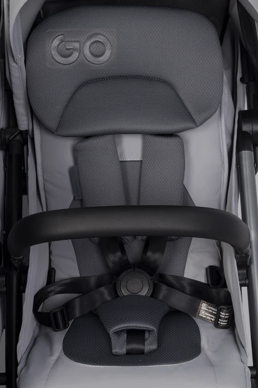 Коляска для двійні EasyGo Echo 2024 EGECB24-10, Cloud Gray
