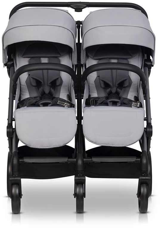 Коляска для двійні EasyGo Echo 2024 EGECB24-10, Cloud Gray