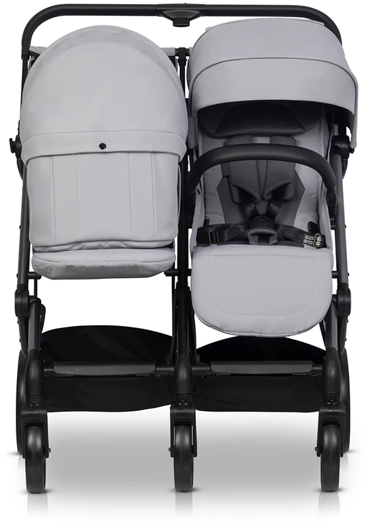 Коляска для двійні EasyGo Echo 2024 EGECB24-10, Cloud Gray
