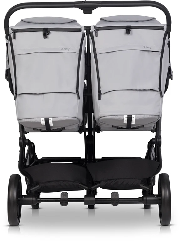 Коляска для двійні EasyGo Echo 2024 EGECB24-10, Cloud Gray