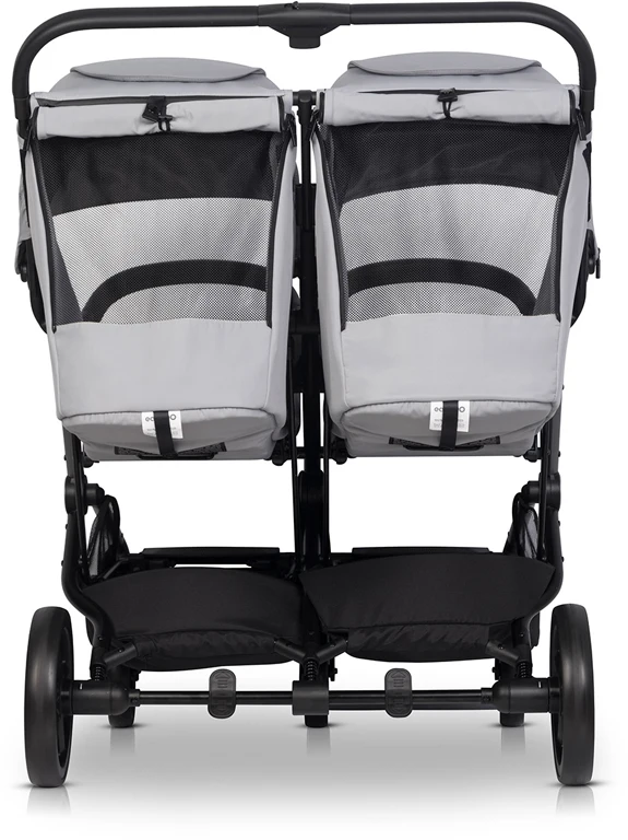 Коляска для двійні EasyGo Echo 2024 EGECB24-10, Cloud Gray
