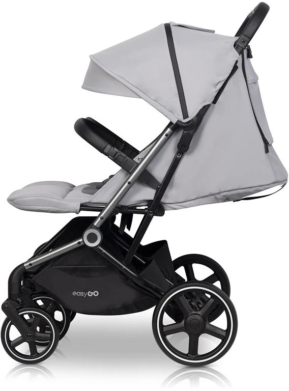 Коляска для двійні EasyGo Echo 2024 EGECB24-10, Cloud Gray