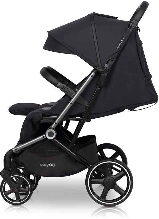 Коляска для двійні EasyGo Echo 2024 EGECB24-13, Ebony Black