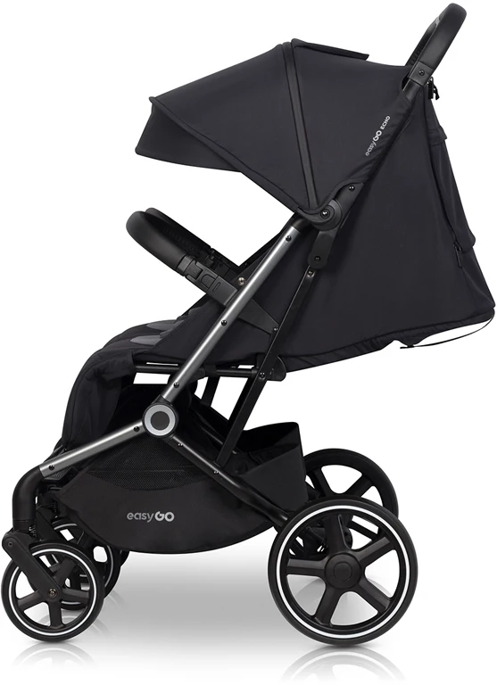 Коляска для двійні EasyGo Echo 2024 EGECB24-13, Ebony Black