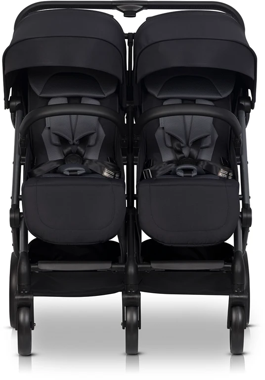 Коляска для двійні EasyGo Echo 2024 EGECB24-13, Ebony Black