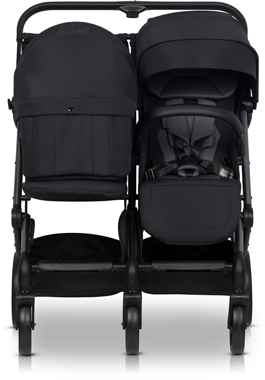 Коляска для двійні EasyGo Echo 2024 EGECB24-13, Ebony Black