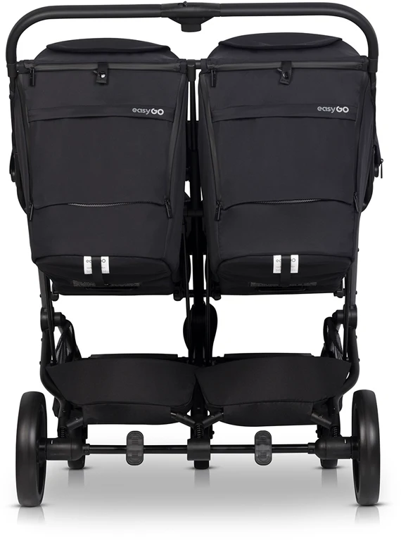 Коляска для двійні EasyGo Echo 2024 EGECB24-13, Ebony Black