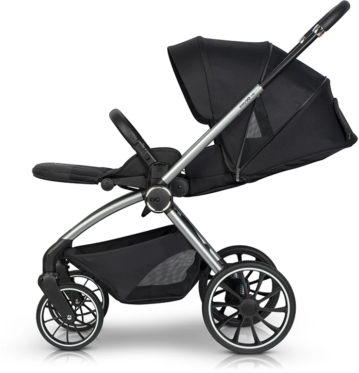 Коляска 2 в 1 EasyGo Giro 9023-EGG-02, Ebony Black