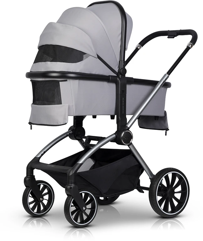 Коляска 2 в 1 EasyGo Giro 9023-EGG-10, Cloudy Grey