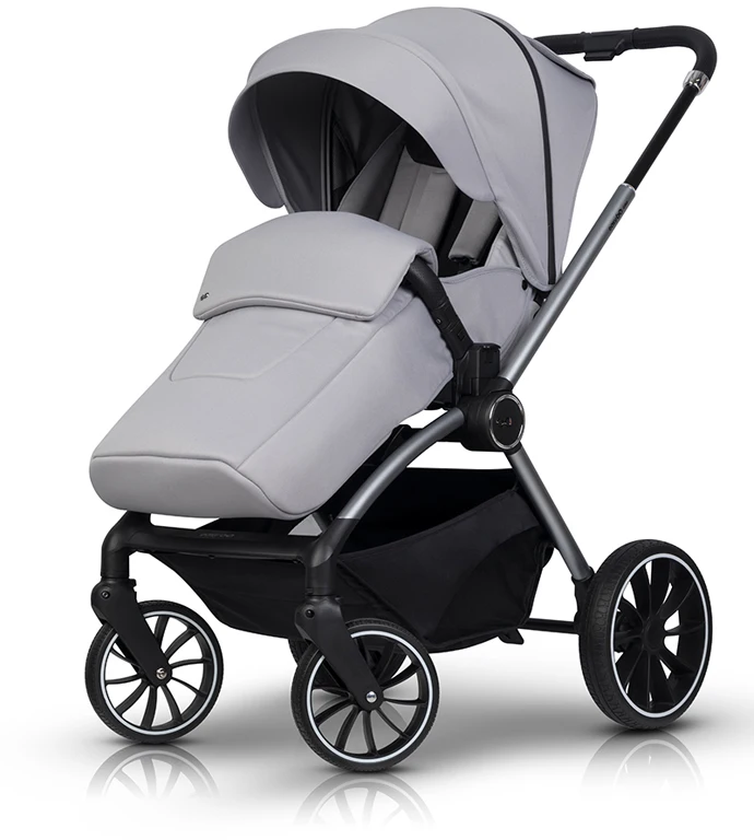 Коляска 2 в 1 EasyGo Giro 9023-EGG-10, Cloudy Grey