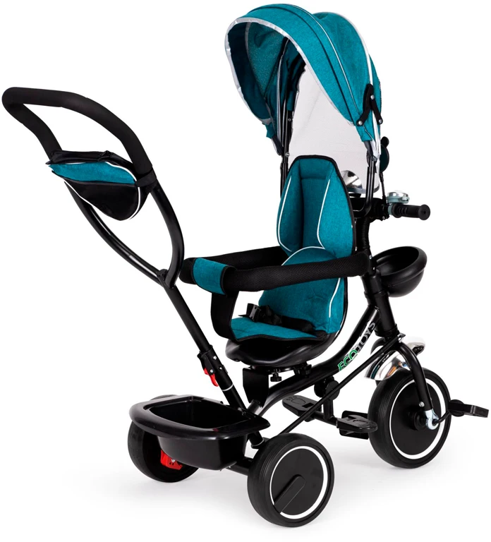 Велосипед с поворотным сиденьем Ecotoys Comfort Green Blue