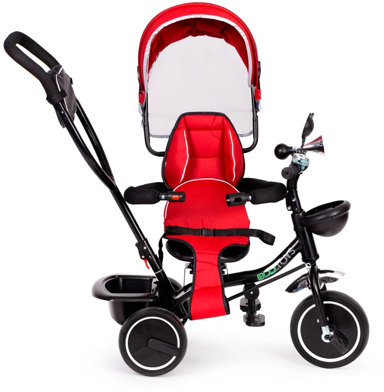 Велосипед с поворотным сиденьем Ecotoys Comfort Red