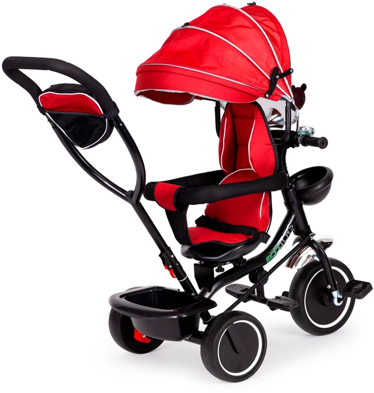 Велосипед с поворотным сиденьем Ecotoys Comfort Red