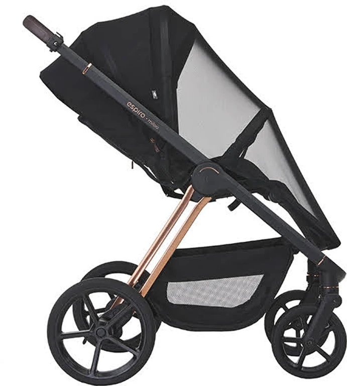 Детская коляска 2 в 1 Espiro Miloo 110 diamond black