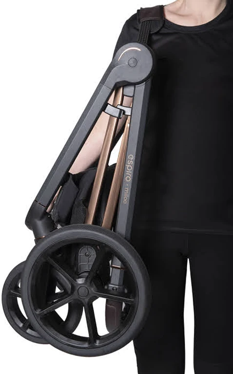 Детская коляска 2 в 1 Espiro Miloo 110 diamond black