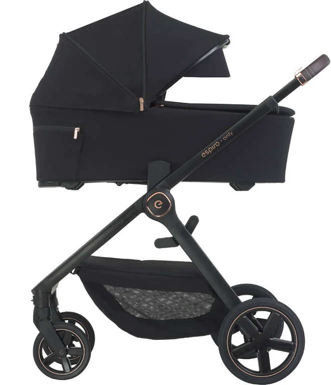 Детская коляска 2 в 1 Espiro Only 510 STYLISH BLACK