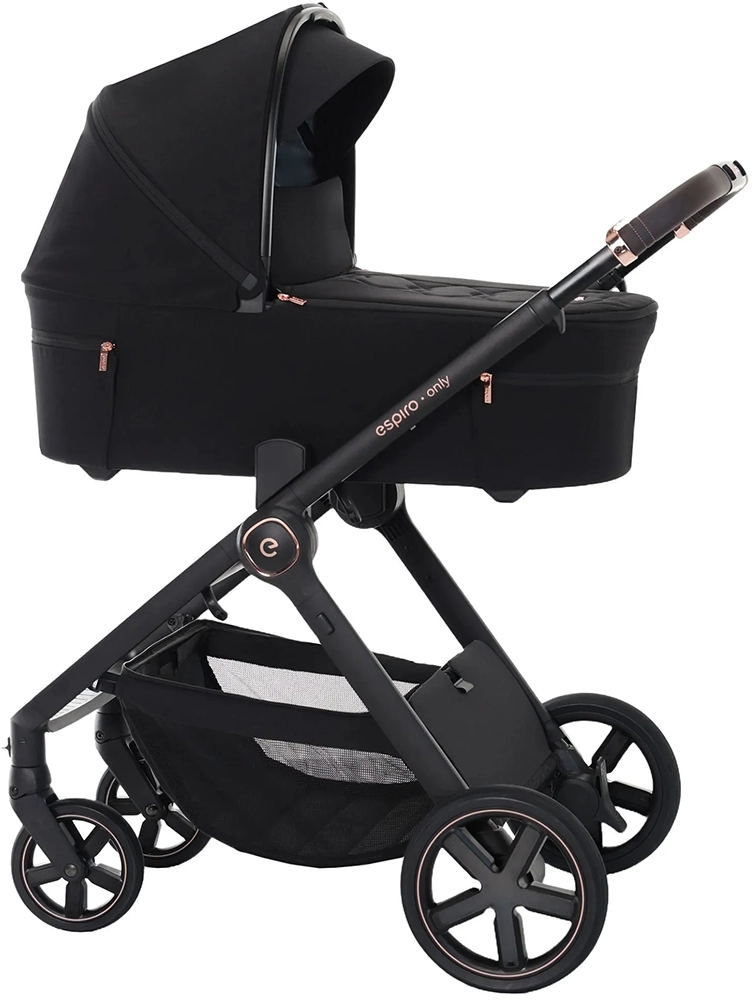 Детская коляска 2 в 1 Espiro Only 510 STYLISH BLACK