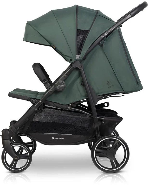 Коляска для двойни Euro-Cart Doblo EGDOB24-21, Jungle