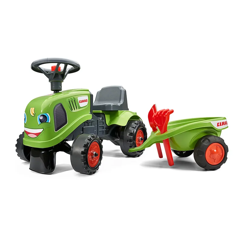 Дитячий трактор каталка з причепом Falk 212C Baby Claas Green