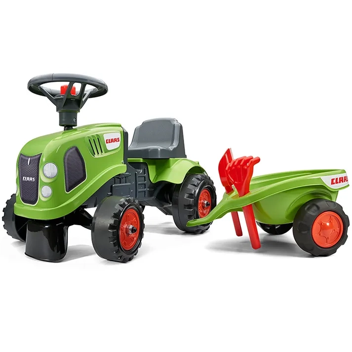 Дитячий трактор каталка з причепом Falk 212C Baby Claas Green