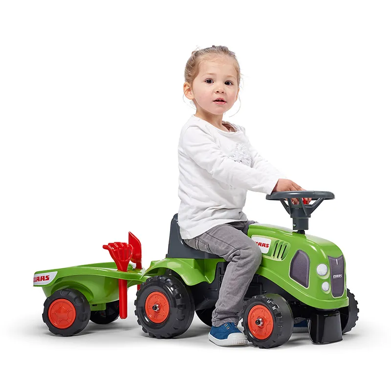 Дитячий трактор каталка з причепом Falk 212C Baby Claas Green