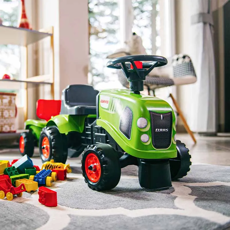 Дитячий трактор каталка з причепом Falk 212C Baby Claas Green