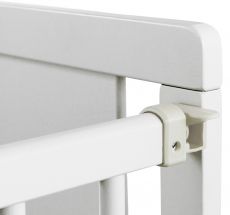 Дитяче ліжко Babyroom Зірочка Z-02 маятник, відкидний бік бук білий
