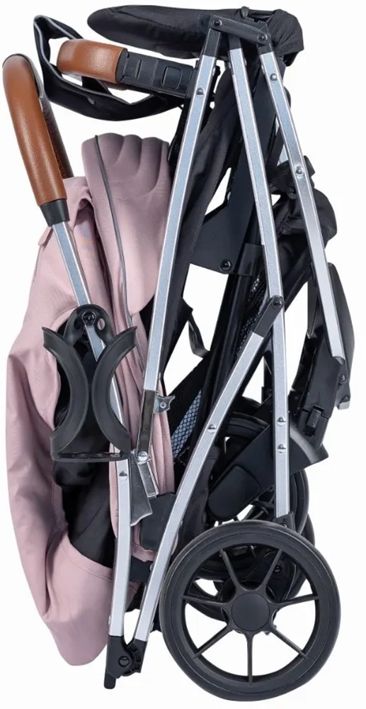 Прогулянкова коляска FreeON LUX Premium Dusty Pink-Black