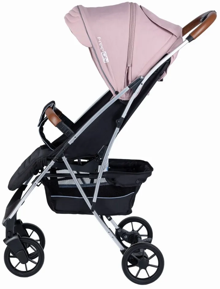 Прогулянкова коляска FreeON LUX Premium Dusty Pink-Black