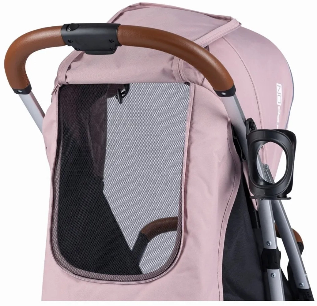 Прогулянкова коляска FreeON LUX Premium Dusty Pink-Black