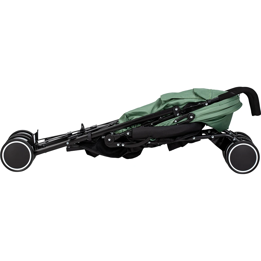 Прогулочная коляска FreeON Simple Black- Dark Green