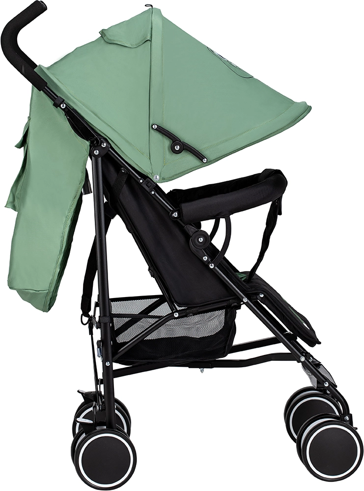 Прогулочная коляска FreeON Simple Black- Dark Green