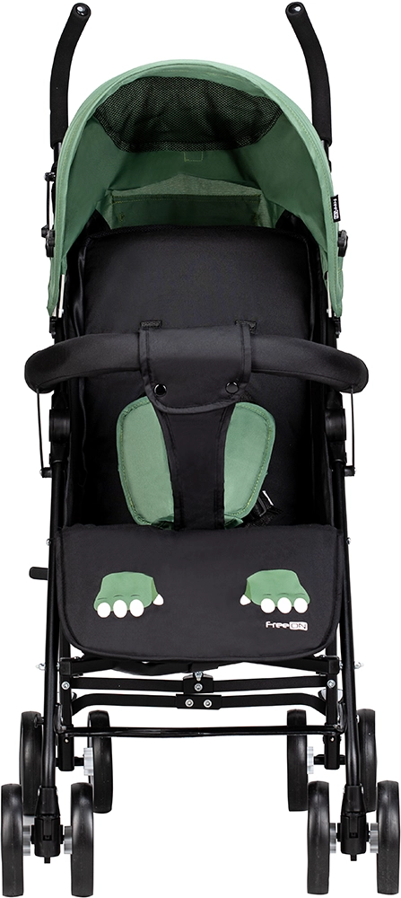Прогулочная коляска FreeON Simple Black- Dark Green