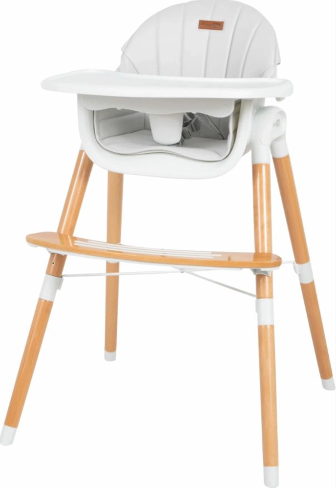 Стульчик для кормления FreeON TIN White-Grey