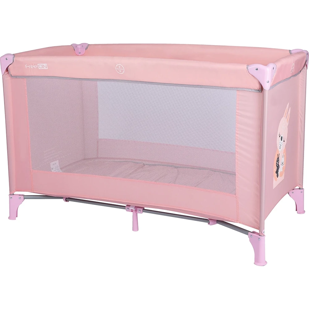 Манеж FreeON Travel Love Pink