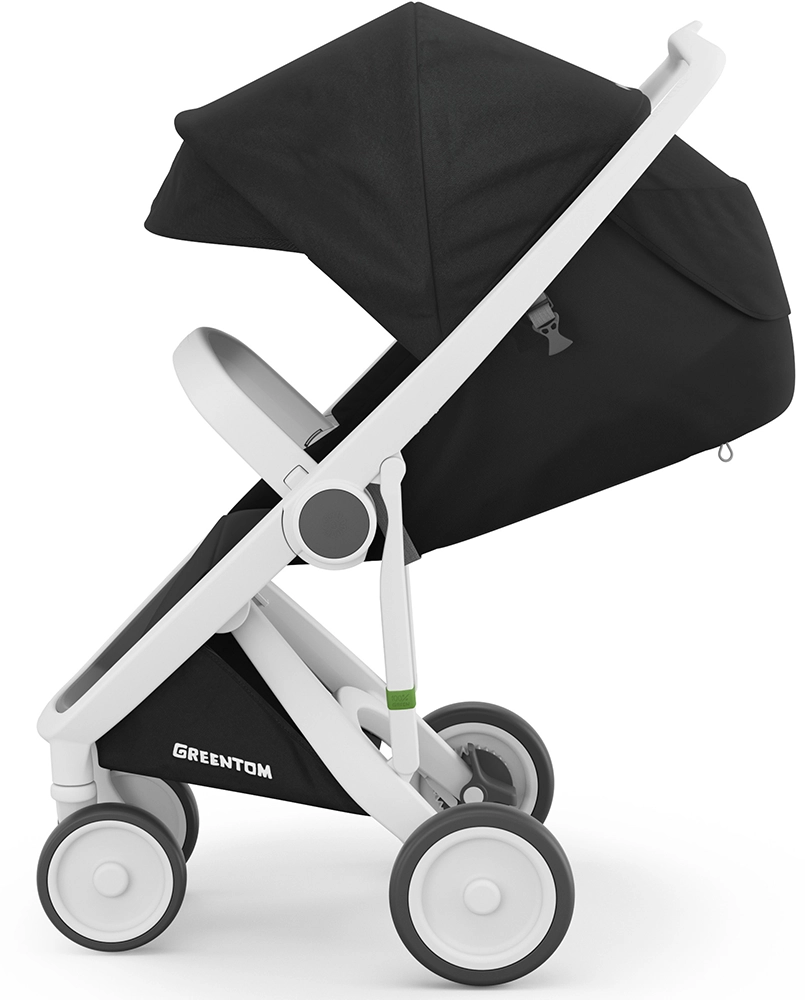 Прогулянкова коляска Greentom Classic Black-White