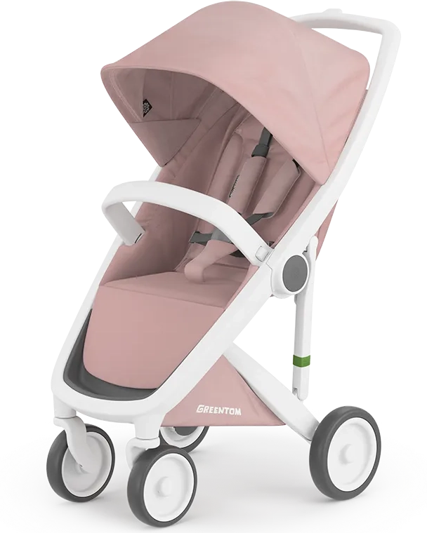 Прогулочная коляска Greentom Classic Blossom-White