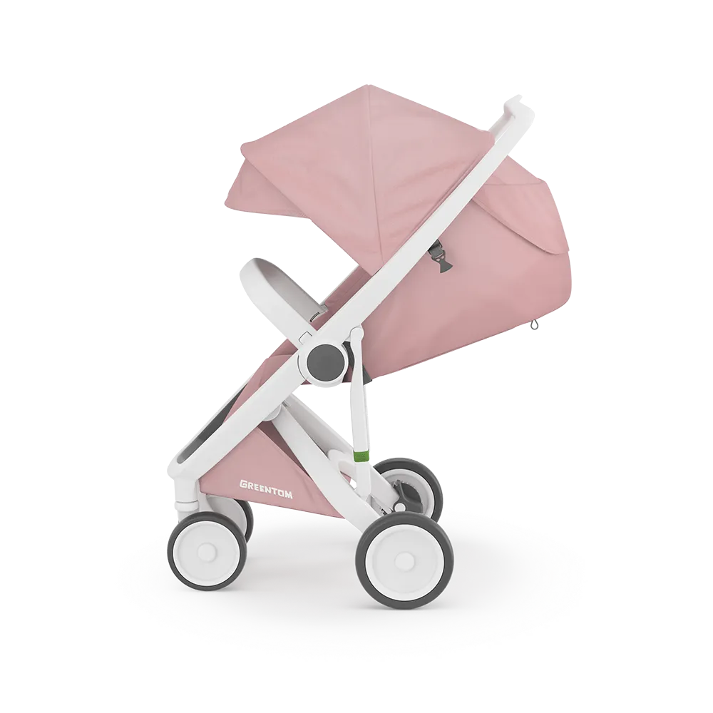 Прогулочная коляска Greentom Classic Blossom-White