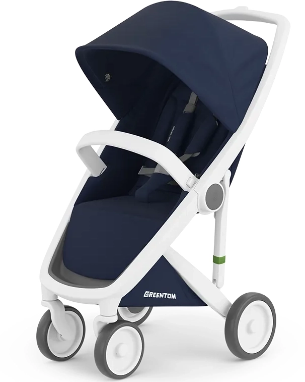 Прогулочная коляска Greentom Classic Blue-White